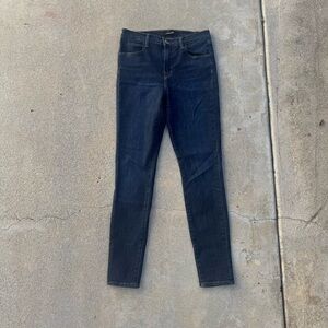 J Brand Maria High Rise Skinny Blue Jeans Size 28